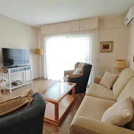 Apartment En Primera Linea De Playa Con Solarium, Gran Terraza Y Piscina