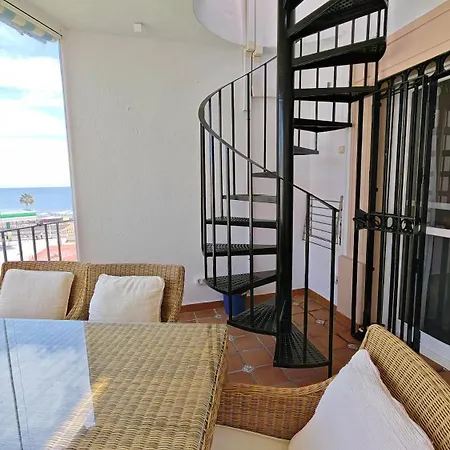 דירה En Primera Linea De Playa Con Solarium, Gran Terraza Acristalada Y 2 Piscinas *